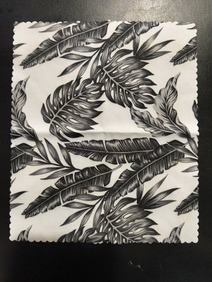 GLASSES CLOTH PACIFIC MONSTERA PATTERN
