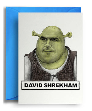 DAVID SHREKHAM GREETING CARD