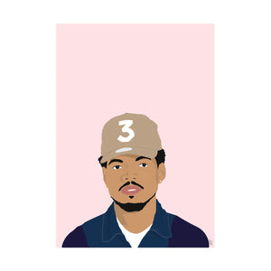 CHANCE THE RAPPER ART PRINT A2 481 -  NOT MINT DISCOUNT