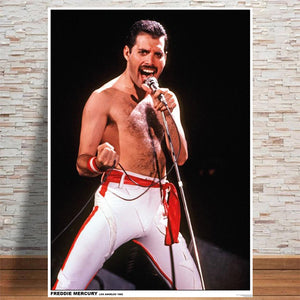 FREDDIE MERCURY POSTER LOS ANGELES 1982 COLOUR 357