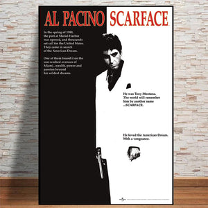 SCARFACE ONE SHEET POSTER BLACK AND WHITE 407