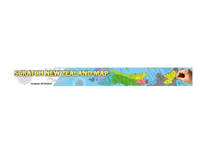 NZ SCRATCH MAP POSTER