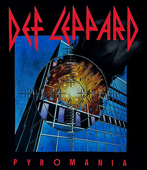 DEF LEPPARD PYROMANIA DISTRESSED TEE