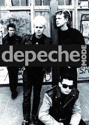 DEPECHE MODE GROUP BLACK AND WHITE POSTER 110