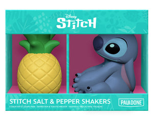 STITCH AND PINEAPPLE SALT & PEPPER SHAKERS DISNEY
