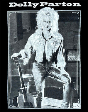 DOLLY PARTON WITH GUITAR TEE