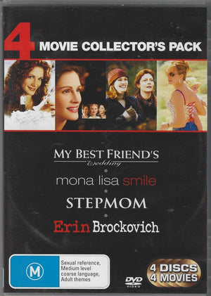 MOVIE DRA | JULIA ROBERTS 4 MOVIE COLLECTORS PACK (4 DVD)