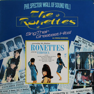 RONETTES | PHIL SPECTOR WALL OF SOUND VOL 1 - SING THEIR GREATEST HITS - STICKER TEAR