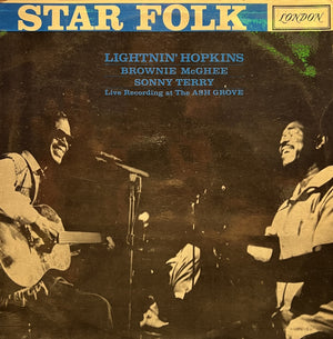 LIGHTNIN HOPKINS / BROWNIE MCGHEE / SONNY TERRY | LIVE RECORDING AT THE ASH GROVE - NZ MONO