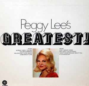 PEGGY LEE | PEGGY LEE - GREATEST - US GATEFOLD