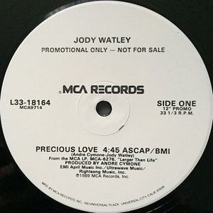 JODY WATLEY | PRECIOUS LOVE 12 - US PROMO - GENERIC RECORD COMPANY SLEEVE