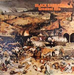 BLACK SABBATH | BLACK SABBATH GREATEST HITS - DUTCH - TAPE DAMAGE ON BACK COVER
