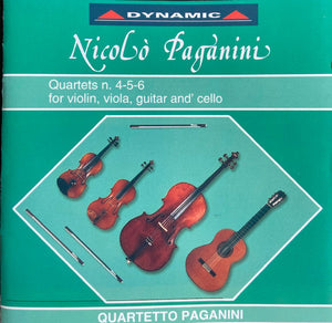 PAGANINI / QUARTETTO PAGANIN | QUARTETS 4/5/6