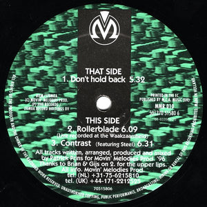 MOVIN MELODIES | DON'T HOLD BACK - 12 - MOVIN MELODIES JACKET