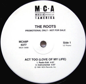 ROOTS | ACT TOO 12 - US PROMO - GENERIC SLEEVE