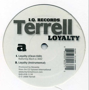 TERRELL | LOYALTY - 12 - GENERIC SLEEVE