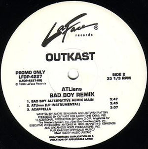 OUTKAST | ATLIENS REMIXES 12 - US PROMO - GENERIC SLEEVE