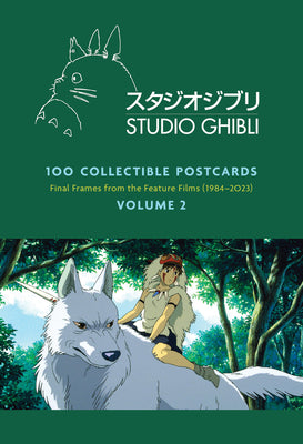 POSTCARD | STUDIO GHIBLI V2 100 COLLECTIBLE POSTCARDS: FINAL FRAMES FROM THE FEATURE FILMS 84-23
