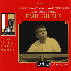 EMIL GILELS / SCHUBERT | SONATE A MOLL