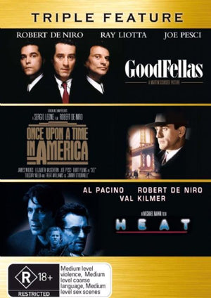 MOVIE THR | GOODFELLAS / ONCE UPON A TIME IN AMERICA / HEAT (4DVD)