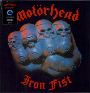MOTORHEAD | IRON FIST - 2022 REISSUE - BLUE / BLACK SWIRL