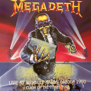 MEGADETH | LIVE AT WEMBLEY ARENA , LONDON 1990 - CLASH OF THE TITANS TOUR (VINYL)