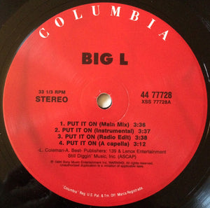 BIG L | PUT IT ON - 12 - REISSUE