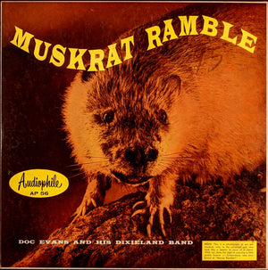 DOC EVANS / AND HIS DIXIELAND JAZZ BAND | MUSKRAT RAMBLE - MONO - RED TRANSPARENT