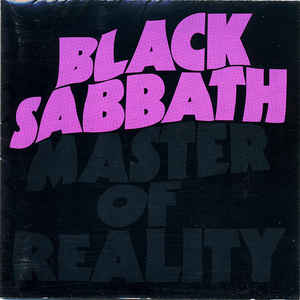 BLACK SABBATH | MASTER OF REALITY - US - GREEN LABEL WITH POSTER (ROUGH / GRAFFITIED COVER)