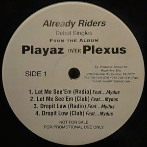 ALREADY RIDERS | PLAYAZ OVER PLEXUS - 12 - GENERIC SLEEVE