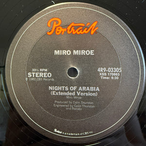 MIRO MIROE | NIGHTS OF ARABIA / DO ANDROIDS DREAM 12 - US - GENERIC SLEEVE