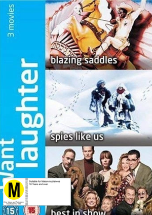 MOVIE COM | BLAZING SADDLES / SPIES LIKE US / BEST IN SHOW (3 DVD) (ZONE 2)