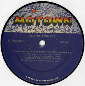 BONNIE POINTER | HEAVEN MUST HAVE SENT YOU - 12 - GENERIC MOTOWN SLEEVE