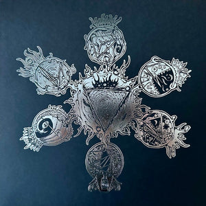 SULPHUR AEON | SEVEN CROWNS AND SEVEN SEALS - SLIPCASE - HOWLING VOID SPLATTER