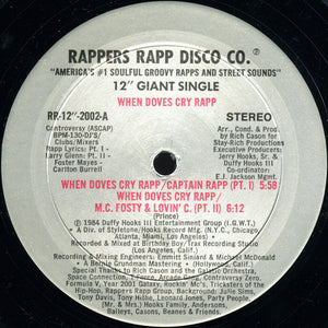 VARIOUS | WHEN DOES CRY RAP - 12 - GENERIC SLEEVE