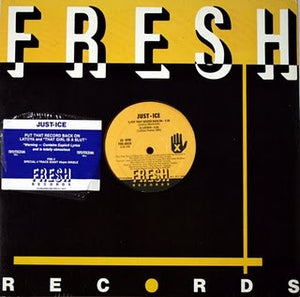 JUST ICE | PUT THAT RECORD BACK ON - 12 - WITH COMPANY SLEEVE AND HYPE (CUT CORNER)