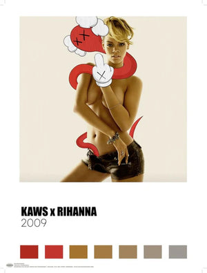 RIHANNA X KAWS MINI PRINT 30*40CM