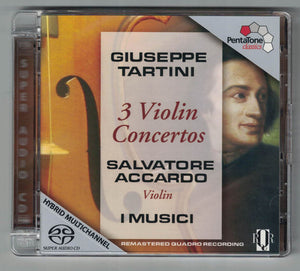 TARTINI / ACCARDO | 3 VIOLIN CONCERTOS (SACD)