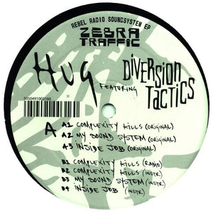 HUG / DIVERSION TACTICS | REBEL RADIO SOUNDSYSTEM EP - COMPANY SLEEVE