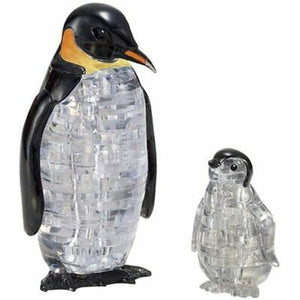 3D PENGUIN AND BABY CRYSTAL PUZZLE