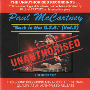 PAUL MCCARTNEY | BACK IN THE USA VOL 2