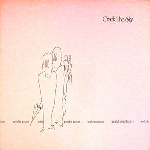 CRACK THE SKY | WORLD IN MOTION 1 - CUT CORNER - TAPE ON SLEEVE