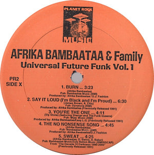 AFRIKA BAMBAATTAA / AND FAMILY | UNIVERSAL FUTURE FUNK VOL 1 - US - GENERIC SLEEVE