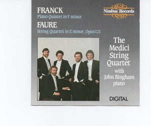 FRANCK / MEDICI STRING QUARTET | PIANO QUINTET IN F MINOR
