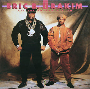 ERIC B AND RAKIM | LET THE RHYTHM HIT EM 12 - US - TEAR ON BACK OF SLEEVE