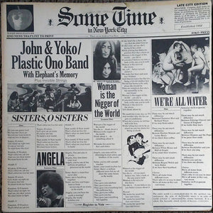 JOHN LENNON | SOME TIME IN NEW YORK CITY - 2LP USA - STICKER ON COVER