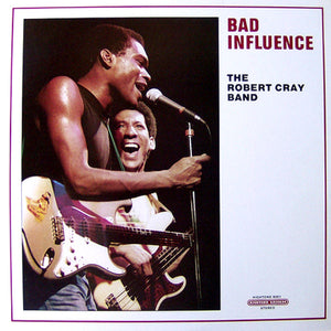 ROBERT CRAY | BAD INFLUENCE - US - STAMP ON COVER AND LABEL - WRITING ON COVER