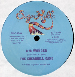 SUGARHILL GANG | 8TH WONDER / SUGARHILL GROOVE 12 - US - GENERIC RECORD COMPANY SLEEVE