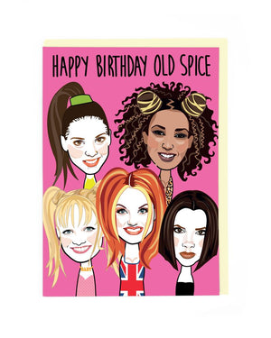 OLD SPICE BIRTHDAY CARD