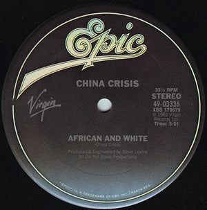 CHINA CRISIS | AFRICAN AND WHITE / SCREAM DOWN AT ME - US - GENERIC SLEEVE